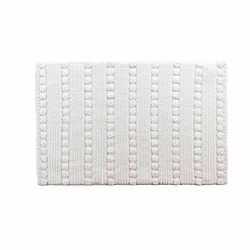 Douceur d'Intérieur Cleonis Tappeto da Bagno, 50 x 80 cm, Cotone Jacquard Intrecciato