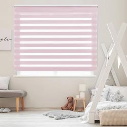 Blindecor Lira estor enrollable noche y día, color Rosa, estor de 180 x 250 cm (ancho x alto). Tamaño de la tela 177 x 245 cm. Estores noche y dia elegantes