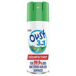 Oust 3 in 1 – Deodorante e disinfettante – uccide il 99,9% dei batterici e purifica l'aria