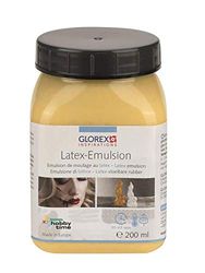 Glorex - Emulsione in Lattice, 200 ml, Diversi Elementi, Multicolore, 6 x 6 x 9 cm