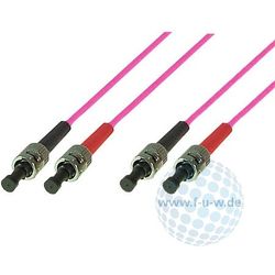 Tecline 39875810 OM4-fiber LWL-kabel (50/125 µm, 10,0 m) erikaviolett
