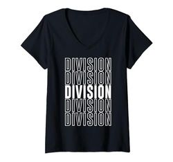 Mujer División Camiseta Cuello V