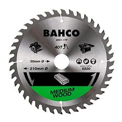 BAHCO Hojas de sierras circulares para sierras portátiles/de mesa en madera - Ref: 8501-210-30-60XF - Unid: 1