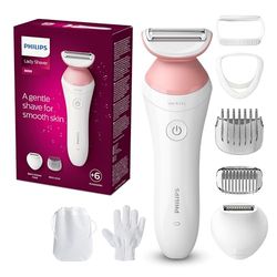 Philips Lady Shaver Series 6000 BRL146/00 Cordless with Wet and Dry use, White