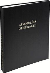 le dauphin - Ref. 831D - 1 GENERAL ASSEMBLY black binder - 4 rings - Spine 37 mm - Plastic cover, paper inside. delivered empty without refill - Vertical format 29.7x21cm A4