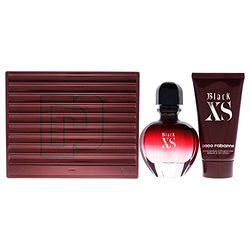Paco Rabanne Black Xs For Women 2 Pc Gift Set 1.7Oz Edp Spray, 2.5Oz Body Lotion