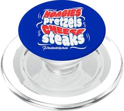 Philadelphia Hoagies y cheesesteak con pretzels | Philly Foods PopSockets PopGrip para MagSafe