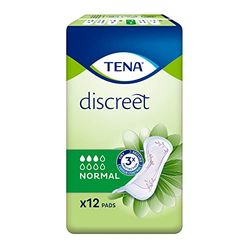 TENA Lady Discreet Incontinence Pads Normal, Pack of 12