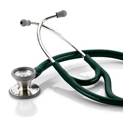 ADC Amerikanskt diagnostiskt annonsområde 602 traditionell kardiologi stetoskop, Mörkgrön, 1