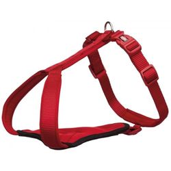 Trixie Imbracatura Premium Accessori per Animali Domestici, Neoprene, Rosso, Rosso, XL-XXL: 90-110 cm/25 mm