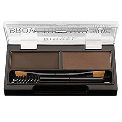 Rimmel London Kit Sopracciglia Brow This Way - Sopracciglia Perfette in 3 Step - Dark Brown - 17.2 g
