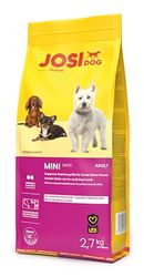JosiDog Mini (3 x 2,7 kg) | Adult Mini | Comida Seca Premium para Perros Adultos y pequeños | con proteína de Ave croquetas extrapequeñas | Powered by Josera | Comida para Perros | 3