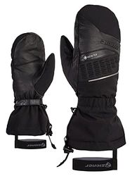 Ziener Gastilo Muffole da Sci/Sport Invernali, Gore-Tex, Scaldamuscoli Lunghi, Senza PFC, Nero, 7,5 Uomo