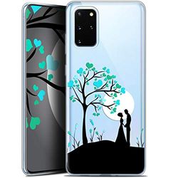 Caseink fodral för Samsung S20+ (6.7) [Gel HD-mönster tryckt i Frankrike kärlek alla hjärtans dag kollektion design under trädet - mjuk - ultratunn]