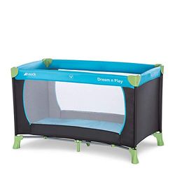 Hauck Dream N Play - Berço de viagem para bebés dos 0 meses aos 15 kg, incluindo bolsa de transporte, dobrado e fácil de montar. Lavável à mão, 128 x 69 x 76 cm, design Disney.