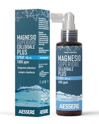 Aessere Magnesio Superiore Colloidale Plus Spray, 1000 Ppm, 100 ml