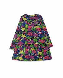 Tuc Tuc Meisjes pluche jurk groene kleur robot maker collectie, Groen, 4 Jaren