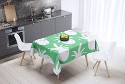 Bonamaison köksdekoration, bordsduk, lila, svart, 140 x 140 cm – designad och tillverkad i Turkiet