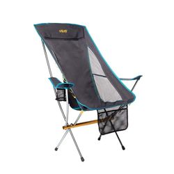 Uquip Infinity Lounger – Chaise Pliante légère avec Dossier Haut et Dimensions Une Fois repliées particulièrement Petites