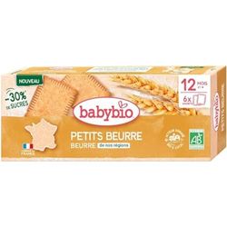 BABYBIO Petits Beurre - Farine de France - 12+ mois - BIO - 120g
