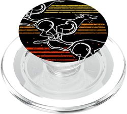 Arte Levriero per Addestratore o Proprietario Levrieri Cani PopSockets PopGrip per MagSafe