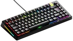 Glorious Gaming GMMK 3 Pro HE : Clavier réactif, Effet Hall, Corps alu modulaire, taux de Polling 8K, switches MX et magnétiques (Hot Swap), Joints modulaires, TKL 75%, Anglaise QWERTY - Noir