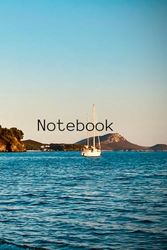 Notebook: Blank Lined Journal - Sea Composition Notebook - Wide Ruled