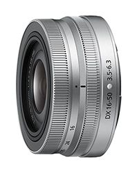Nikon NIKKOR Z DX 16-50mm f/3.5-6.3 VR, Obiettivo Grandangolare ultra-portatile, AF Silenzioso, Meccanismo di Ritrazione, Argento [Nital Card: 4 Anni di Garanzia]