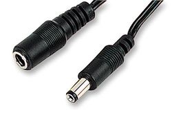 Pro Elec PSG02085 Rallonge d'alimentation CC avec connecteurs 2,1 mm 3 m