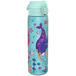 ION8 Waterfles, 500 ml/18 oz, Lekvrij, Makkelijk te Openen, Veilige Vergrendeling, Vaatwasserbestendig, BPA-vrij, Draaghendel, Past in Bekerhouders, Makkelijk Schoon, Geurvrij, Ontwerp Zeemeerminnen
