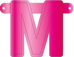 Folat 50120 Banner Letter M : magenta