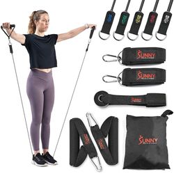 Sunny Health & Fitness Resistenza Band Forza Training Tube Set - NO. 089-COMBO