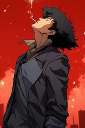 Cowboy Bebop Notebook: Wide Ruled, 6x9, 120 Pages | Great for Anime Fans, Bounty Hunters & Space Adventurers