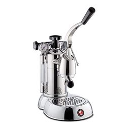 La Pavoni Smeg Stradivari Professional Lusso LPLSPL01EU Cafetière à poignée à levier en acier d'une capacité de 1,6 l