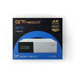 GTMEDIA Accessoires TV en video merk model Freesat GTC 2 GB/16 GB DVB-T2 / S2 / C ISDB-T Android 6.0