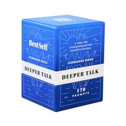 BestSelf Conversation Starter DeepTalk Deck Krachtige Tool om relaties op te zetten en te versterken door het cultiveren van open, boeiende en betekenisvolle interacties - 150 boeiende gespreksprompts