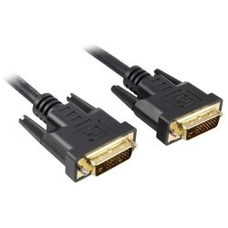 Sharkoon Dual Link Digital DVI-kabel (24-polig, 2m) zwart