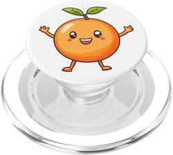 Linda fruta naranja PopSockets PopGrip para MagSafe