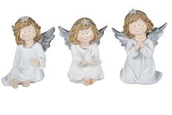 79841 Set regalo di Natale Angelo di Natale 3 differenti 12,5 centimetri a caso