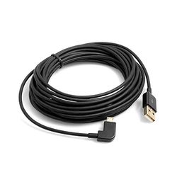 System-S 5 m mikro USB-kabel höger vinklad kontakt till USB 2.0 typ A (hane)