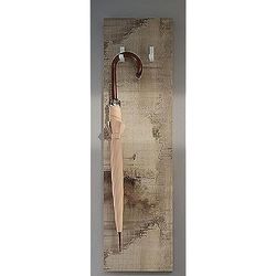Lc Spa Panel con ganchos para colgar ropa acabado pera