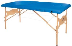 3B Scientific W60601B Lettino per Massaggi in Legno, Modello Base, Azzurro