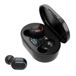 Kiatino Ecouteurs Bluetooth sans Fil, Écouteurs Bluetooth 5.0,Écran LED, 20 Heures Durée de Lecture, Oreillette Bluetooth Sport IP7 Etanche, Noir