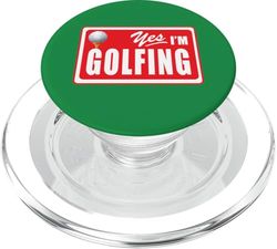 Sì, sto giocando Golf Campo da golf Golf Golf Pensionamento in pensione PopSockets PopGrip per MagSafe