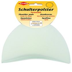 Kleiber KH 10 haak- en lusband schoudervulling halve maan, 50% polyamide, wit, 9 x 13 x 5,5 cm