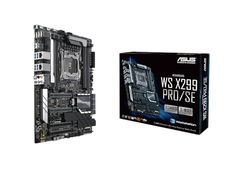 ASUS WS X299 PRO/SE 2066 Intel X299 DDR4 S-ATA 600 ATX arbetsstationuttag – svart