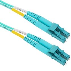 BeMatik - OM3-glasvezelkabel van LC naar LC multimode duplex 50/125 1m