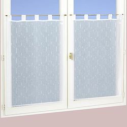 Atout Ciel Coppia di Tende, Poliestere, Bianco, 70x200cm