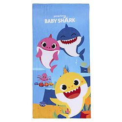 CERDÁ LIFE'S LITTLE MOMENTS - Toalla de Playa de Baby Shark para Niños con Licencia Oficial Nickelodeon (2200007337_)