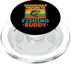 Compañero de pesca favorito de la abuela Pesca PopSockets PopGrip para MagSafe